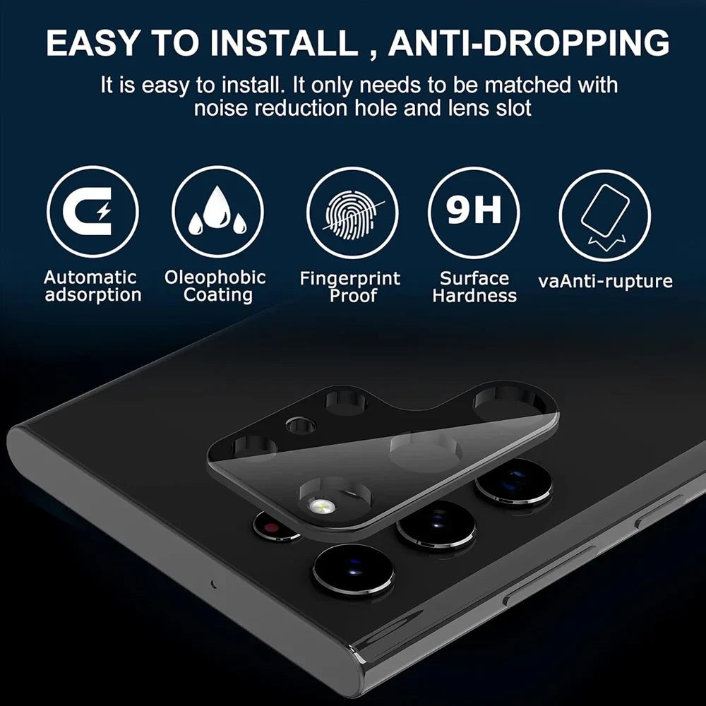 3PCS Camera Protector For Samsung Galaxy S25 S24 S23 Ultra S22 S21 Plus Camera Lens Film Samsung S25 S24 FE Cameras Glass